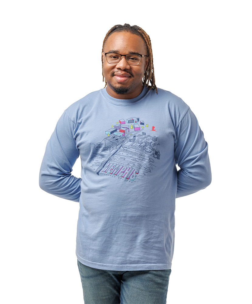 Primary image St. Jude Campus Long Sleeve T-Shirt - Memphis Marathon Weekend